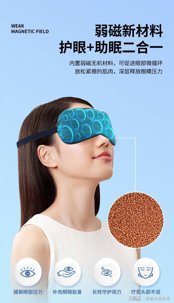 遮光赋能高质量深睡眠睡眠浅的都试试！爱游戏(ayx)真承堂护眼罩无死角(图2)
